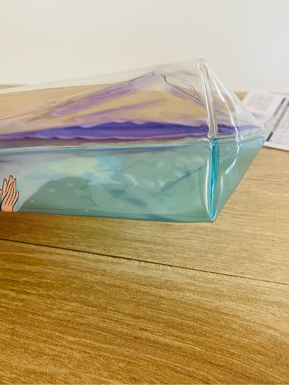 NWT Disney Little Mermaid Ariel Flounder Clear Vinyl Boat Pouch - Picture 4 of 4